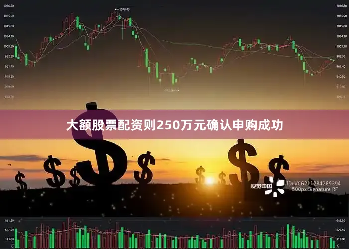 大额股票配资则250万元确认申购成功